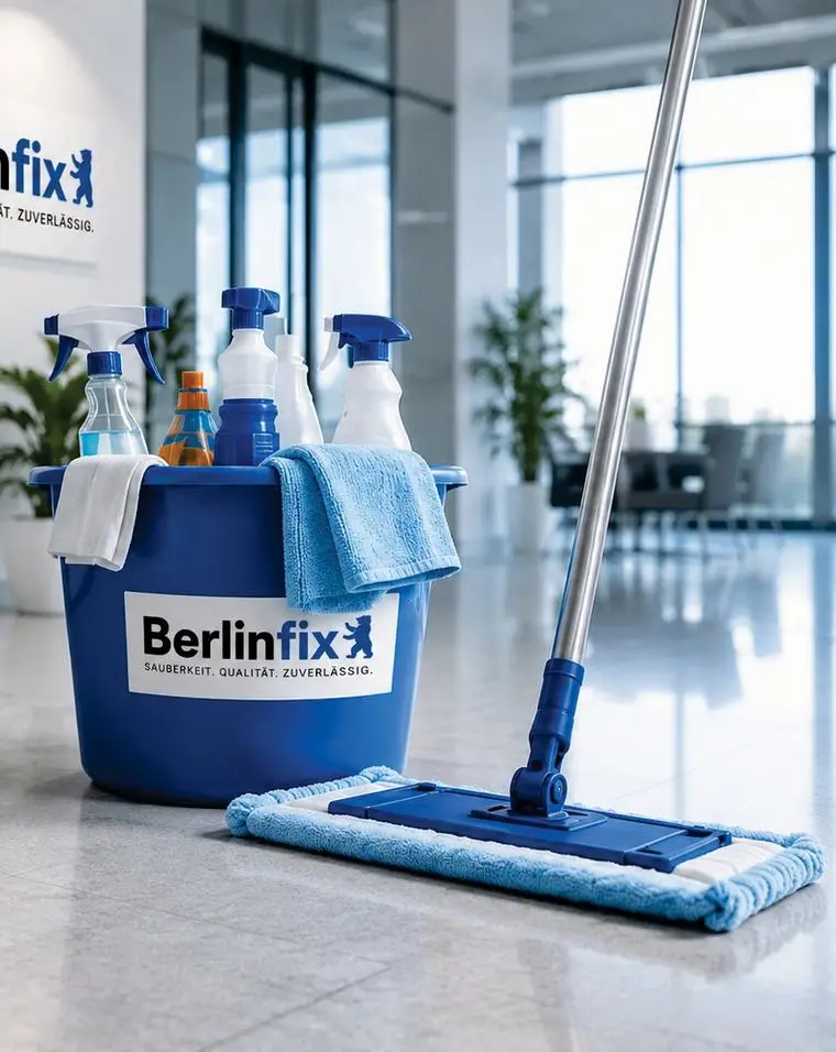 Berlinfix Reinigungsausrüstung in einem Büro